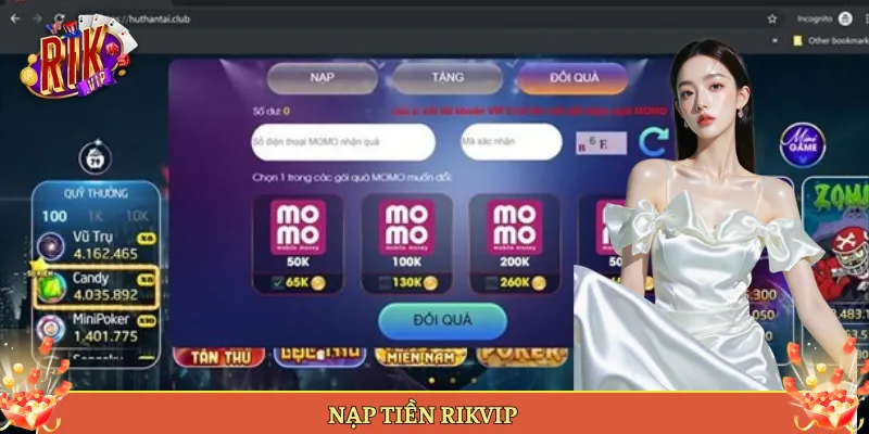 Nạp tiền Rikvip