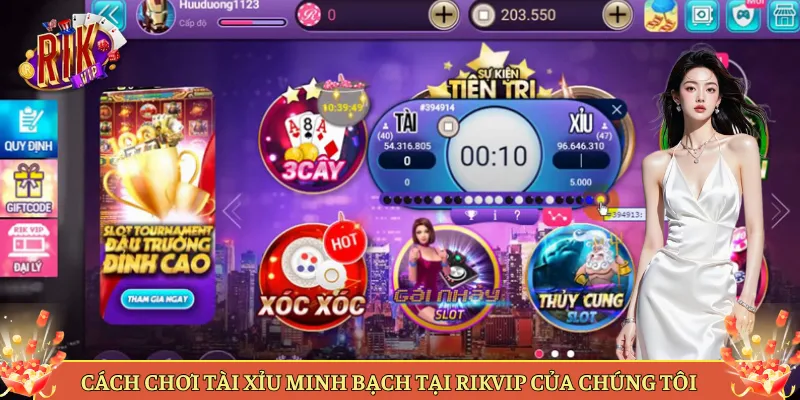 Cách Chơi Tài Xỉu Minh Bạch Tại Rikvip Của Chúng Tôi