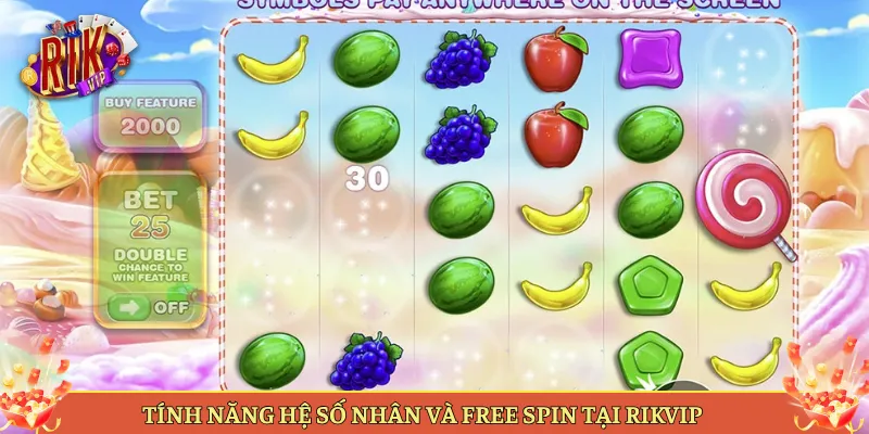 Tính Năng Hệ Số Nhân Và Free Spin Tại Rikvip