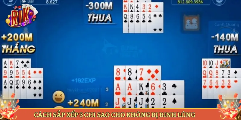 Cách Sắp Xếp 3 Chi Sao Cho Không Bị Binh Lủng