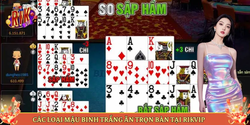 Các Loại Mậu Binh Trắng Ăn Trọn Bàn Tại Rikvip